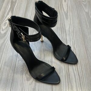 Rebecca Minkoff Black Ankle-Strap Stiletto Heels